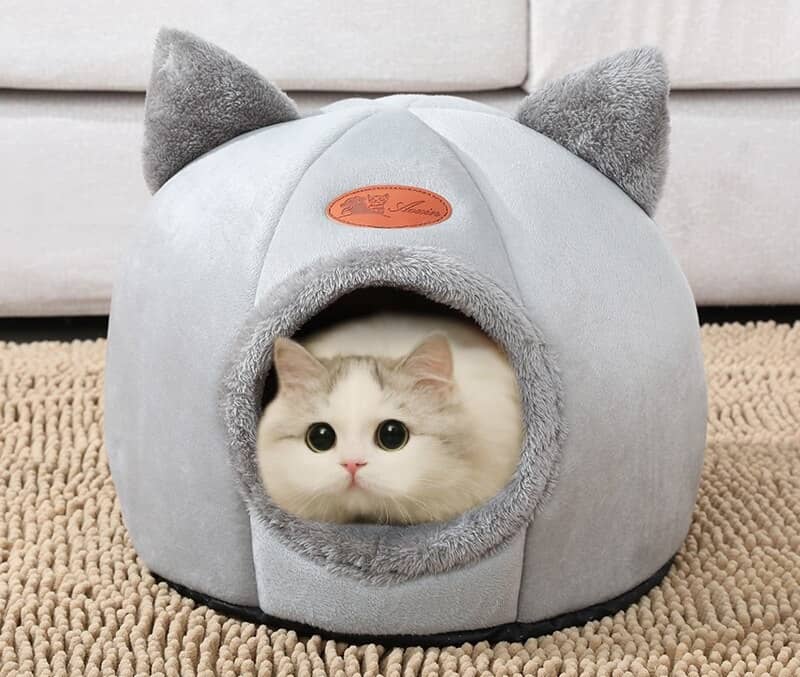 Lit-pour-ananimaux-de-compagnie-grotte-maison-pour-chat-literie-tapis-produits-pour-felin
